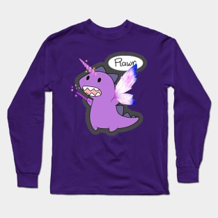 Fairy Dinosaur Rawr Long Sleeve T-Shirt